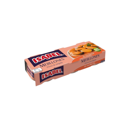 MEJILLONES EN ESCABECHE ISABEL PACK DE 3x43g