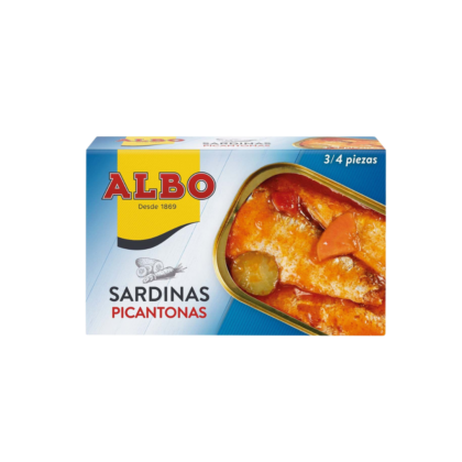 SARDINAS EN SALSA PICANTE "ALBO" 85g