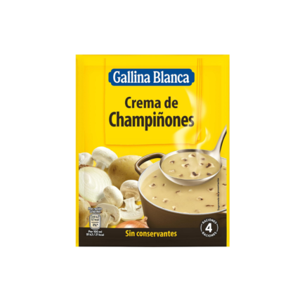 CREMA DE CHAMPIÑONES GALLINA BLANCA 62g