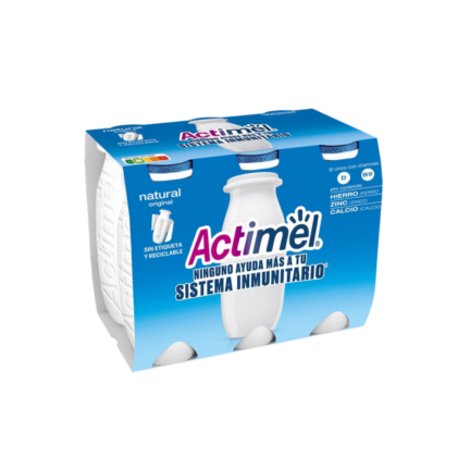 YOGUR DANONE ACTIMEL NATURAL 6x100gr