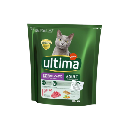 ALIMENTO PARA GATOS ESTERILIZADOS ULTIMA ADULT 1,5kg